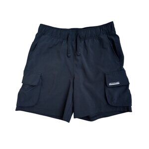 Abercrombie Kids YPB Navy Cargo Shorts - Performance Stretch, Size 9/10